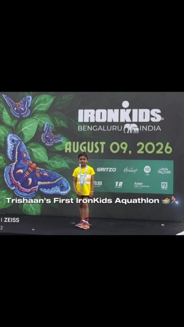 What a proud moment for our little swimmer! πββοΈπ
Trishaan completed his first IronKids Aquathlon β 100m swim followed by a 500m run! πββοΈπ
From learning to swim with Bubbling Fish to taking on his first big challenge, weβre so happy to be a part of his journey. π
Congratulations, Trishaan! Hereβs to many more milestones ahead! π₯β¨
#BubblingFish #IronKids #Aquathlon #LittleSwimmer #ProudMoment
