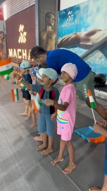 Celebrating the spirit of freedom with our little swimmers! 🇮🇳❤️🤍💚
Tiny flags, proud smiles, and lots of patriotic cheer! ✨

Happy Independence Day! 🇮🇳